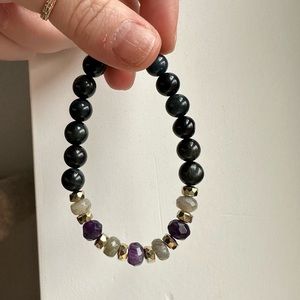 Dark Blue Tigers Eye Tjazelle One of a Kind